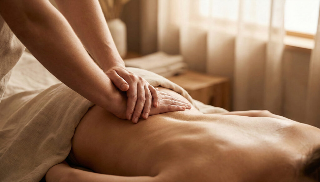 Masaż leczniczy – MOA Głęboki Przepływ – Plecy (Wariant Skoncentrowany) – 30min