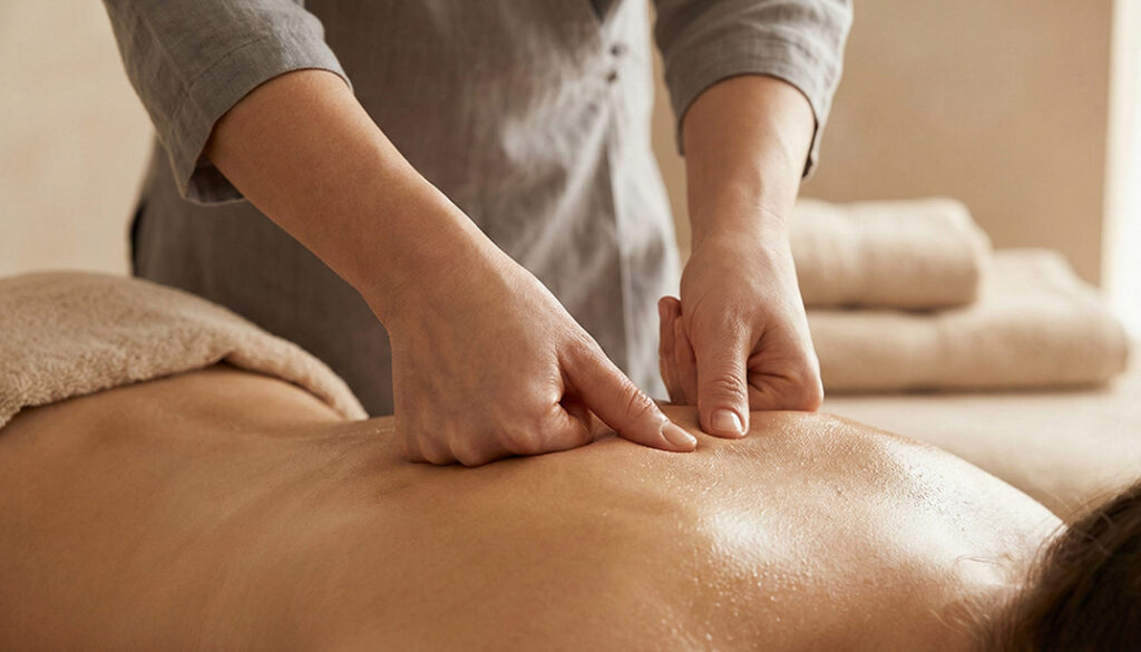 Masaż powięziowy pleców w MOA. Specjalistyczna ulga w bólu i napięciu mięśniowym, Andrychów.